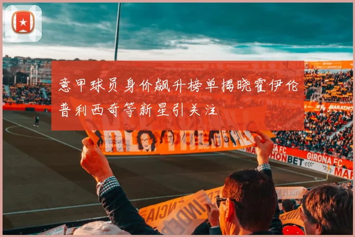 意甲球员身价飙升榜单揭晓霍伊伦普利西奇等新星引关注