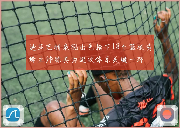 迪亚巴特表现出色抢下18个篮板黄蜂主帅称其为进攻体系关键一环